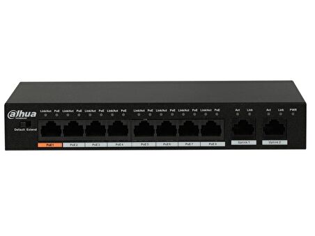 DAHUA PFS3010-8ET-96 8 Port PoE + 2 Port Uplink Switch