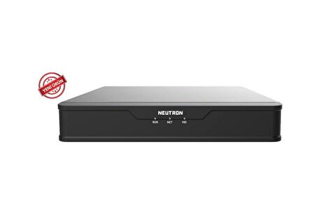 Neutron NVR301-08X-P8 8 Kanal Poeli H265+ 4K Nvr Kayıt Cihazı