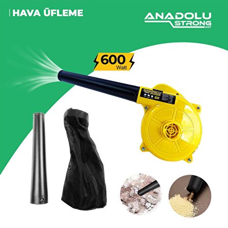 Anadolustrong ANS1043 600 Watt Devir Ayarlı Hava Üfleme Makinesi