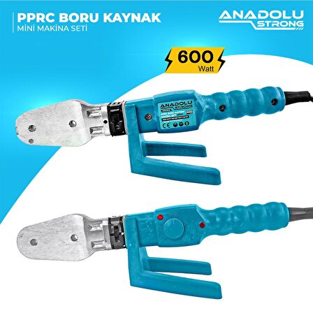 Anadolustrong ANS1026 PPRC Boru Kaynak Mini Makina Seti (3Metre,Eldiven ve Falçata  Hediye)