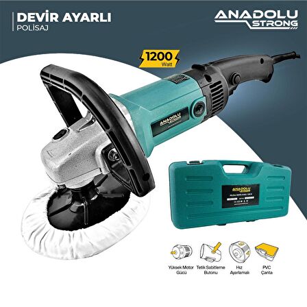 ANS1002 Zımpara 1200 W Polisaj Makinesi