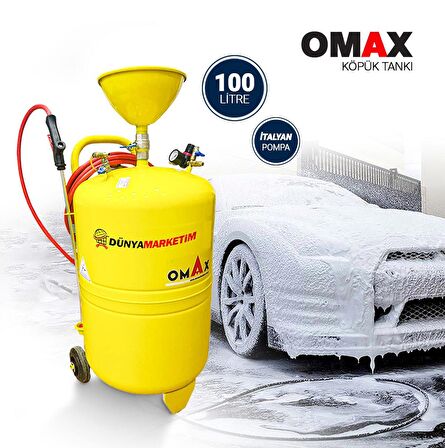 Omax Profesyonel 100 Litre Köpük tankı Püskürtme Tankı