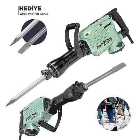 ANS1059 Profesyonel 25 Joule 14 Kg Kırıcı Hilti Matkap 2 Adet Uc Hediyeli