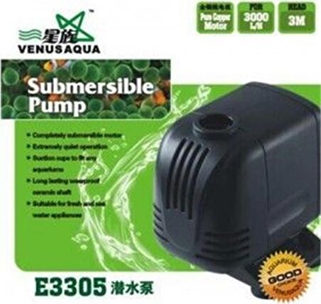 Venusaqua E 3305 Akvaryum Kafa Motoru 3000Lh 60W