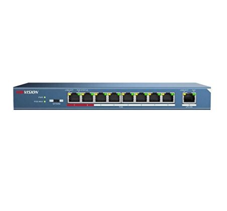 Hikvision DS-3E0109P-E/M 8 Port PoE 1 Port Uplink PoE Switch