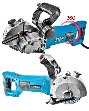Anadolu Strong Ans1098 2400W Lazerli Elektrikli Duvar Oluk Makinesi Kanal Açma Kesme Makinesi