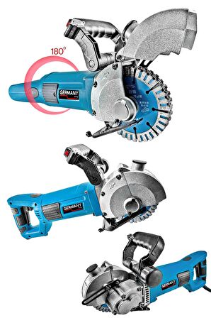 Germany Style Grmpro-1098 2400W Lazerli Elektrikli Kanal Açma Kesme Makinesi Duvar Oluk Makinesi 