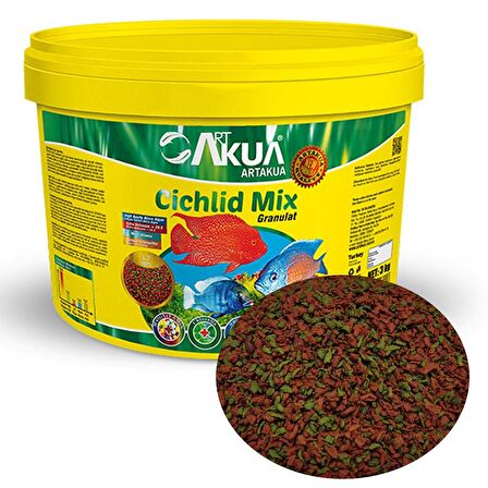 ArtAkua Cichlid Mix Ciklet Balık Yemi 100-250 Gr