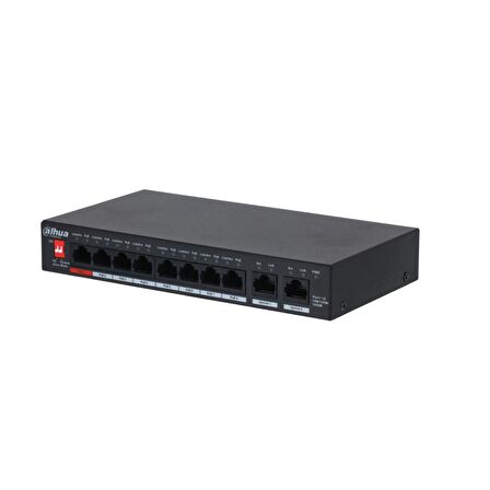 Dahua PFS3010-8GT-96-V2 8 Port Gigabit PoE + 2 Port Gigabit Uplink PoE Switch