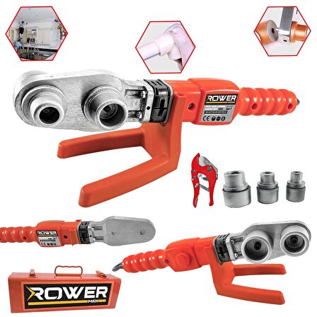 Rowermax RWRX-3026  1200 W Mini Metal Çantalı Isı Ayarlı PRC Boru Kaynak Makinesi Seti