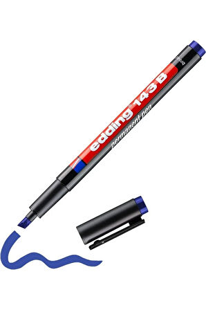 143 B Kesik Uçlu Kaligrafi Kalemi Mavi