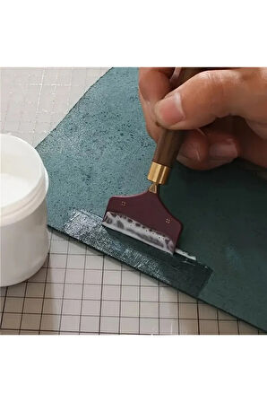 Silikon yapıştırıcı, deri yapıştırıcı, ahşap saplı, el yapımı, ahar-murakka yapıştırma, 1.kalite