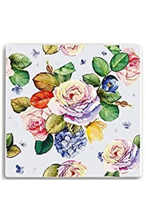 Dekoratif Figürlü Doğal Taş Banyo Gider Kapağı Süsü Tekli 10x10 Cm Model 119