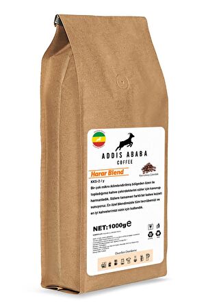 Addis Ababa Coffee Harar Blend Orta İçim Organik French Press Etiyopya Filtre Kahve 1000 gr