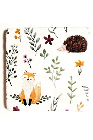 Dekoratif Figürlü Doğal Taş Banyo Gider Kapağı Süsü Tekli 10x10 Cm Model 106