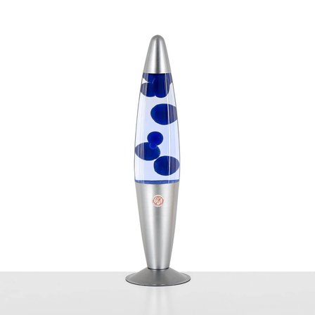 Lav Lambası Kırmızı Büyük Boy 41 cm Gece Lambası Lava Lamp Mavi