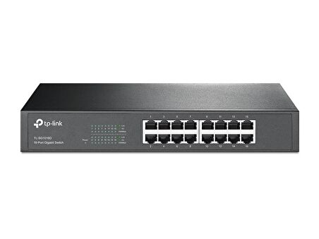 Tp-Link TL-SG1016D 16 Port  10/100/1000 Gigabit Masaüstü Rackmount Switch