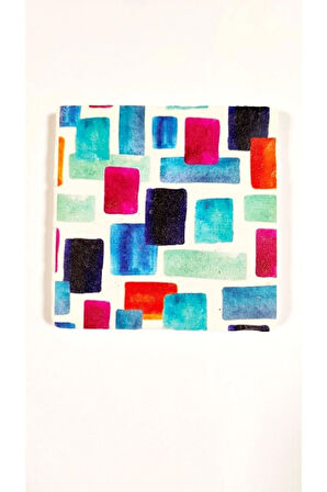 Dekoratif Figürlü Doğal Taş Banyo Gider Kapağı Süsü Tekli 10x10 Cm Model 76