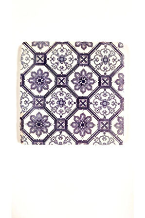 Dekoratif Figürlü Doğal Taş Banyo Gider Kapağı Süsü Tekli 10x10 Cm Model 73