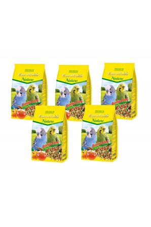 EuroGold Nature Ballı Muhabbet Kuşu Yemi 500gr X 5