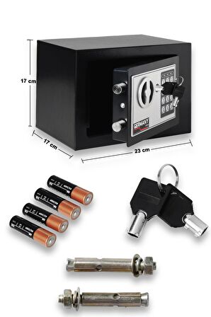 Çelik Para Kasası Oteller için Para Kasaları 3 mm Elektronik Şifreli Para Kasası