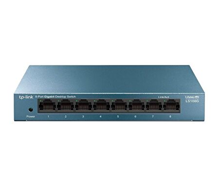 Tplink LS108G  8 Port 10/100/1000Mbps Masaüstü Ethernet Switch 