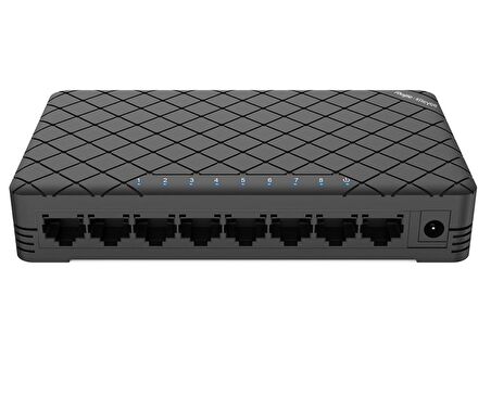 Ruijie Reyee RG-ES08 8 Port 10/100 Fast Ethernet Tak Çalıştır Switch Plastik Kasa