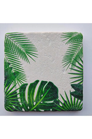 Dekoratif Figürlü Doğal Taş Banyo Gider Kapağı Süsü Tekli 10x10 Cm Model 61