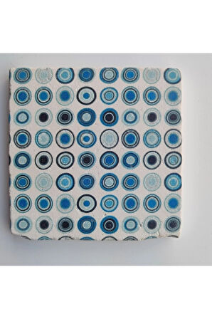 Dekoratif Figürlü Doğal Taş Banyo Gider Kapağı Süsü Tekli 10x10 Cm Model 59