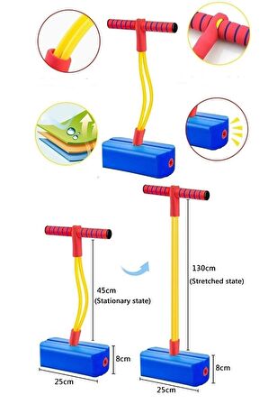 Çocuklar Için Boy Uzatıcı Eğitici Fiziksel Ve Zihinsel Geliştirici Spor Oyun Aleti Zıplama Oyuncağı