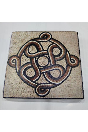 Dekoratif Figürlü Doğal Taş Banyo Gider Kapağı Süsü Tekli 10x10 Cm Model 27