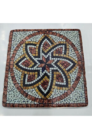 Dekoratif Figürlü Doğal Taş Banyo Gider Kapağı Süsü Tekli 10x10 Cm Model 46