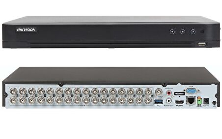 Hikvision iDS-7232HQHI-M2/S 32 Kanal 2 Sata H.265 Pro+ Ses Destekli Acusense Hibrit Kayıt Cihazı