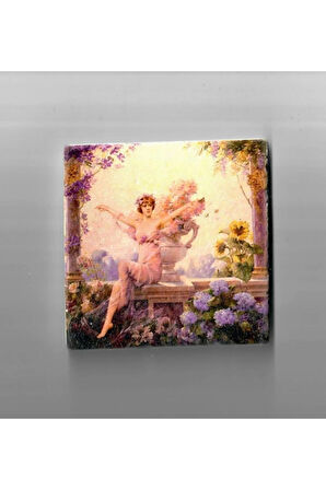 Dekoratif Figürlü Doğal Taş Banyo Gider Kapağı Süsü Tekli 10x10 Cm Model 17