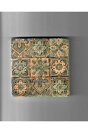 Dekoratif Figürlü Doğal Taş Banyo Gider Kapağı Süsü Tekli 10x10 Cm Model 14