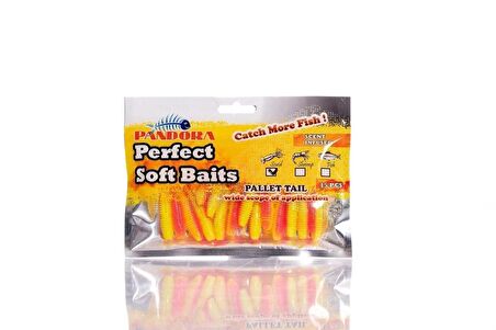 Pandora Perfect Soft Baits Pallet Tail 7 Cm (15'li Paket) Pink Lemon