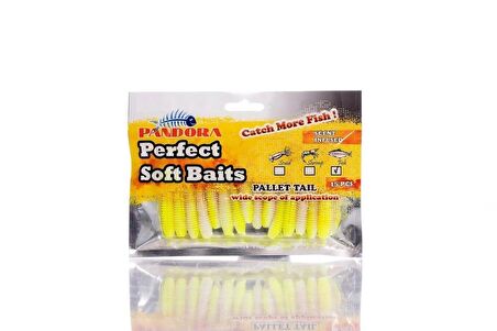 Pandora Perfect Soft Baits Pallet Tail 5 Cm (15'li Paket) Lemon