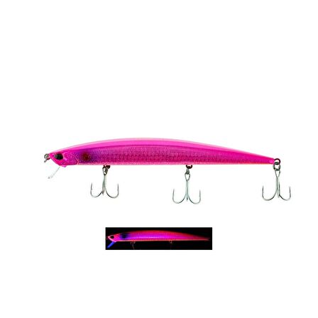 Fujin Flux 175mm 29gr Sinking Maket Balık 208 Hirame Pink