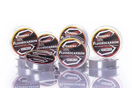 Pandora %100 Fluorocarbon Misina 0.17 mm 50 mt Shock Leader