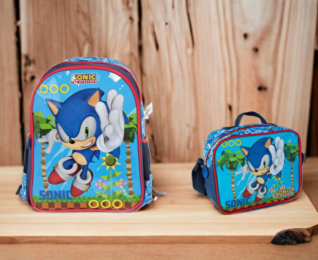 Sonic llkokul Çantası Ve Beslenme Çantası