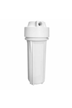 Su Arıtma Cihazı 10" Şeffaf Filtre Kabı Housing Çift O Ring