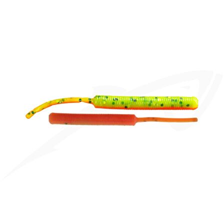 Fujin Baby Worm 5.2 cm Floating LRF Silikonu UV Fire Tiger