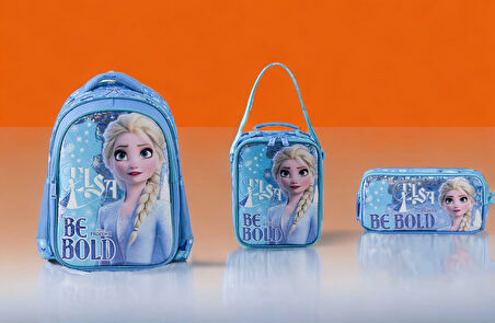 Frozen Ilkokul Çantası Salto Be Bold ,SU MATARALI SET