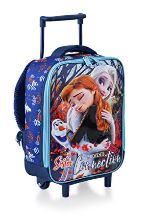 Frozen Çekçekli Anaokulu Çantası Box Connectıon(5 PARÇA OKUL SETİ)