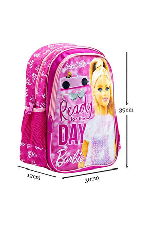 Barbie Lisanslı İlkokul Çantası HAWK  ECHO READY ve Beslenme Çantası