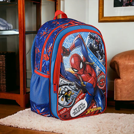 SPIDERMAN İlkokul Çantası Hawk Savior Besleneme Çantası ve Kalemlik
