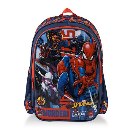 SPIDERMAN İLKOKUL ÇANTASI HAWK WONDER( 4 PARÇA SET)