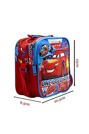 Disney Cars Lisanslı Beslenme Çantası,Kalem Kutusu ,Matara ve Beslenme Kabı