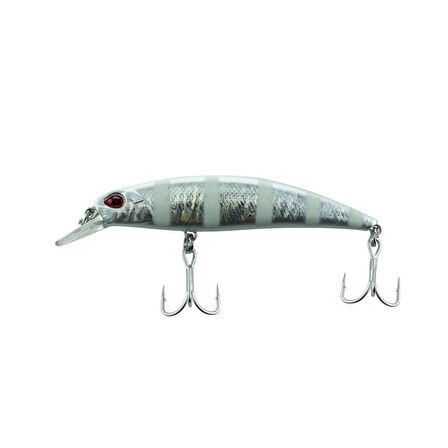 Fujin Ziggy7 70mm 9.6gr Sinking LRF Maket Balık 028 Zebra Glow