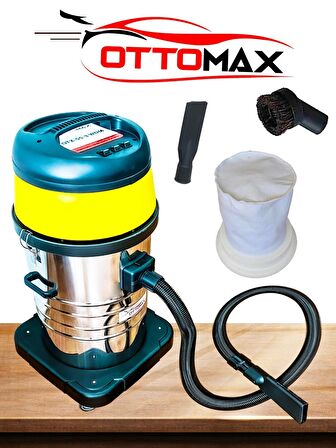 Ottomax  OTX-55-3-WDM 4200 Watt 3 Motorlu Islak Kuru Sanayi Tipi Oto Süpürgesi Endüstriyel Süpürge